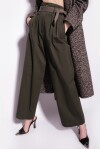 Pantaloni wide leg con cintura - 4