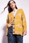 Cardigan modello college in jacquard - 3