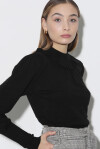 Maglia crop con rouches - 4
