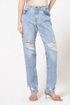 Jeans modello Boyfriend con strappi - 3