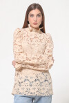 Embroidered lace blouse - 3