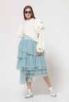 Asymmetrical tulle skirt - 4
