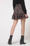 Short floral print skirt - 3