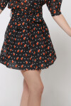Patterned skirt with bow belt - 4