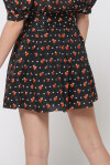 Patterned skirt with bow belt - 3