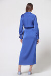 Long dress with jewel applications - 4