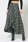 Ethnic patterned split skirt - 4