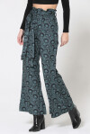 Ethnic patterned elephant flare trousers - 3