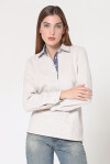 Maglia modello polo con decorazioni etniche - 1