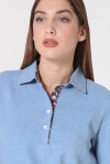 Maglia modello polo con decorazioni etniche - 4