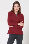 Maglia modello polo con decorazioni etniche - 3
