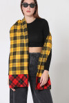 Double-sided tartan wool scarf - 3