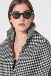 Houndstooth maxi scarf - 4