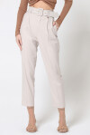 Pantaloni cigarette-fit con cintura - 4