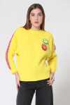 Pullover in lana con doppia emoticon - 4