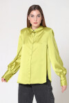 Camicia in raso con spalline - 4