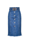Vintage effect longuette skirt - 1