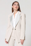 Blazer con revers con strass - 4