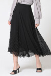 Long pleated skirt - 4