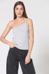 Ribbed one-shoulder top - 4