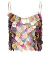 Macro paillettes top - 1