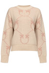 Pullover jacquard fantasia monogram - 1