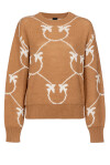 Pullover jacquard fantasia monogram - 1