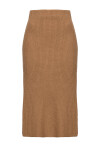 Gonna in maglia a costine - 1