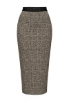 Longuette in herringbone stitch - 1