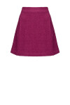 Mini skirt in bouclé mat - 1