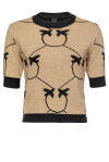 Short sweater in monogram jacquard - 1