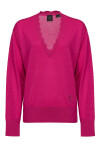 Pullover scollo a V con ricamo - 1