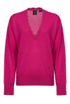 Pullover scollo a V con ricamo - 1