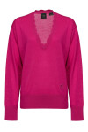 V-neck pullover with embroidery - 1