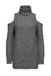 Pullover con tagli cut out sulle spalle - 1