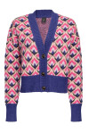 Cardigan stampa fiore liberty - 1