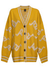 Cardigan modello college in jacquard - 1