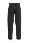 Jeans mom-fit denim nero - 1