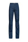 Pantalone flare in denim flat wash - 1