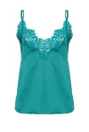 Top lingerie in satin e pizzo - 1