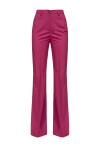 Pantaloni flare stretch in lana tecnica - 1