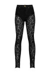 Pantaloni skinny in pizzo - 1