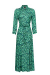 Long shirt dress with floral print - 1