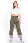 Pantaloni in cotone modello largo - 3