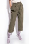 Pantaloni in cotone modello largo - 4