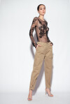 Pantaloni cargo in cotone - 3