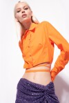 Camicia crop in cotone - 3