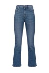 Jeans modello bootcut in denim stretch - 1