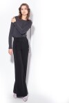 Flare-fit trousers in fluid viscose - 3