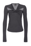Fitted long-sleeved top - 4